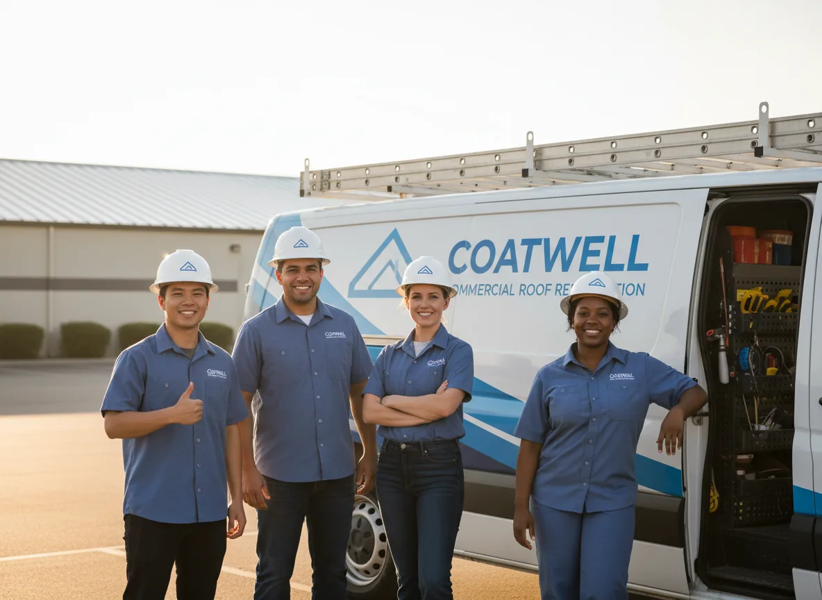 Commercial roof coating company in Elberon, IA